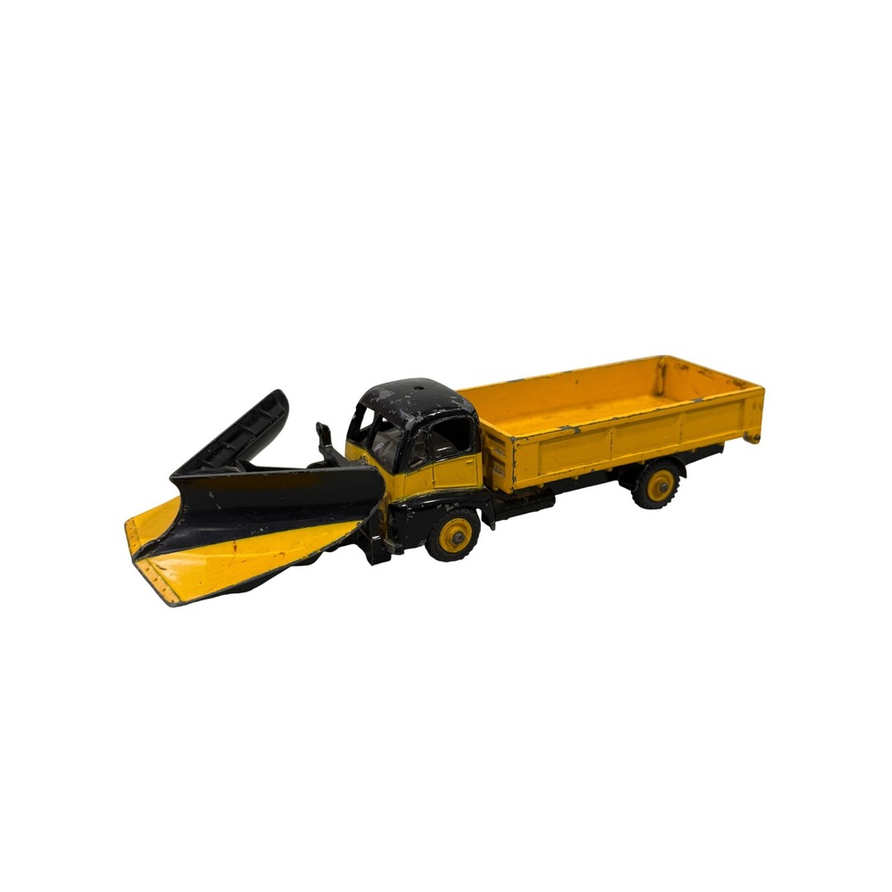 Dinky Supertoys Snow Plough Meccano Ltd Yellow Black Made in England Vintage 958
